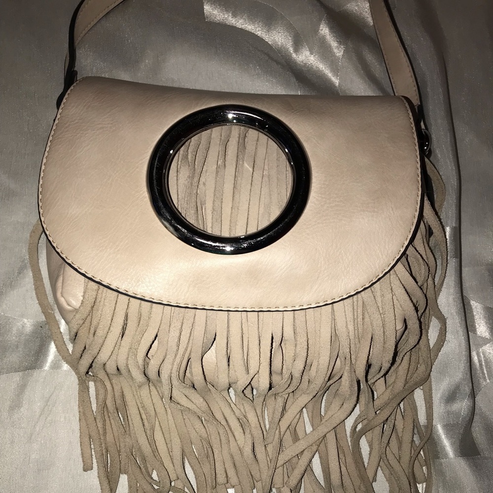 Off white hand bag